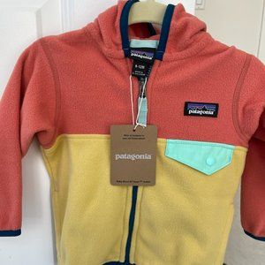 NWT Patagonia baby fleece zip up hoodie